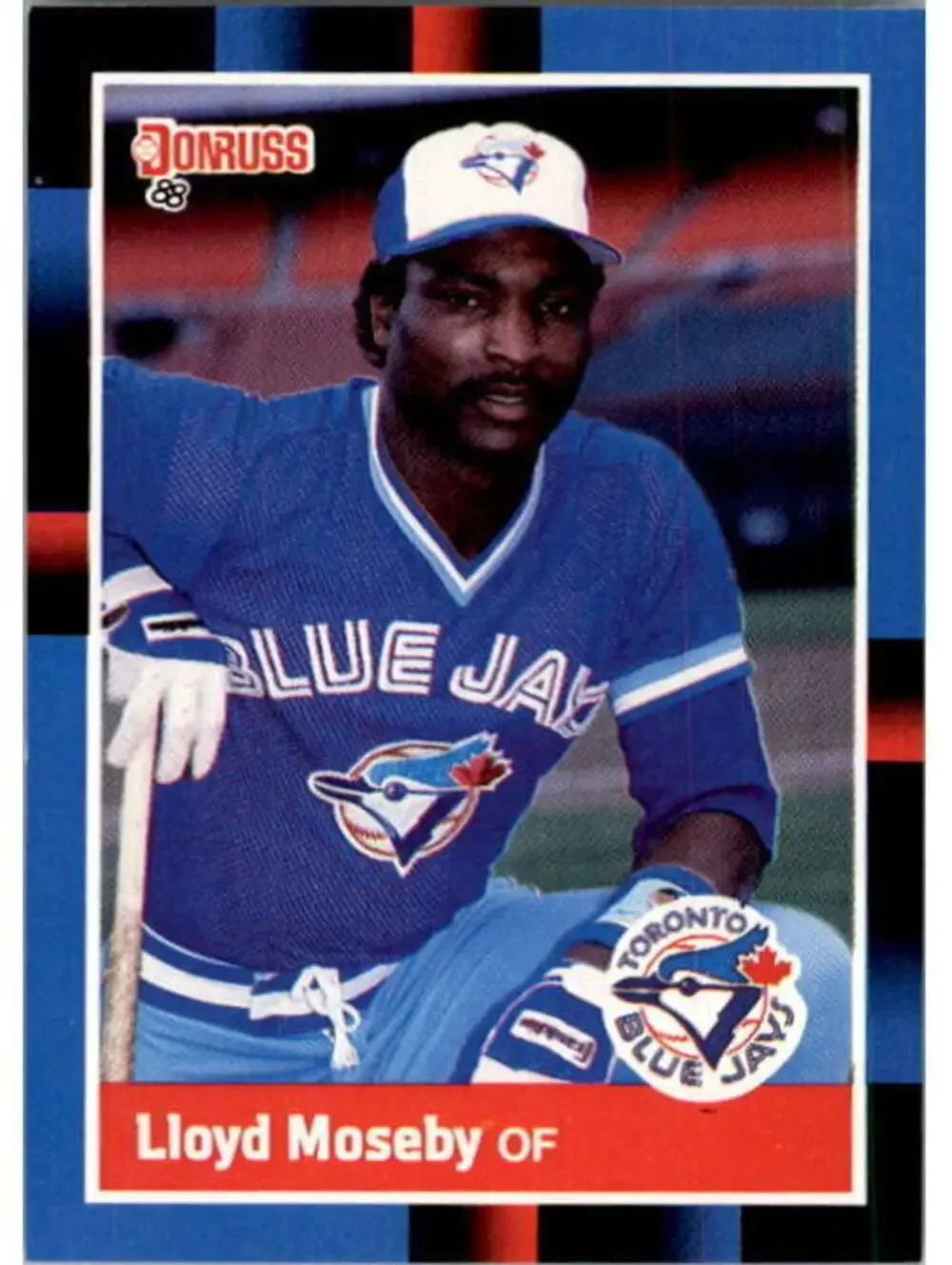 1988 Lloyd Moseby Donruss Baseball Card #367